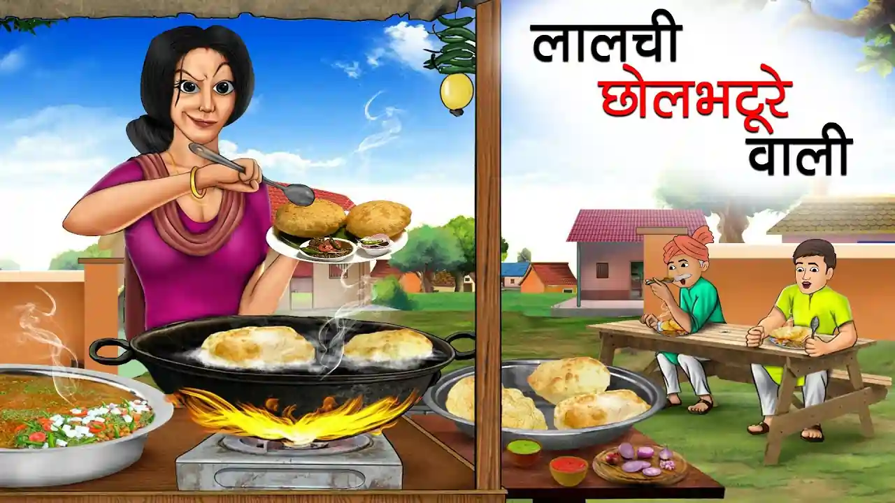 लालची छोले भटूरे वाली | LALCHI CHOLE BHATURE WALI | Moral Story | Moral Kahani | Hindi Moral Stories