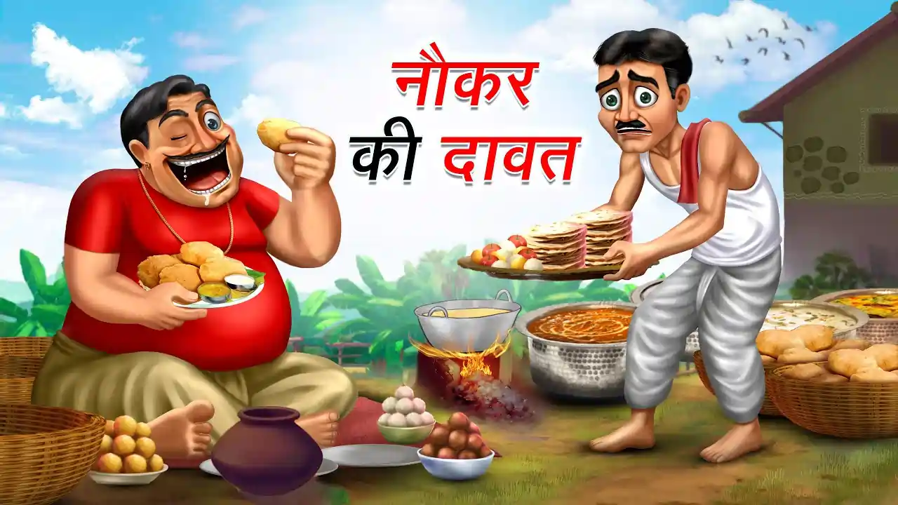 नौकर की दावत | NAUKAR KI DAWAT | Funny Kahani | Comedy Funny Story | Funny Kahaniyan in Hindi