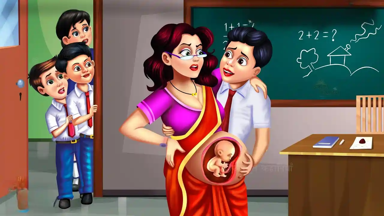 प्रेग्नेंट स्कूल टीचर | PREGNANT SCHOOL TEACHER | Teacher Student Story | Moral Stories